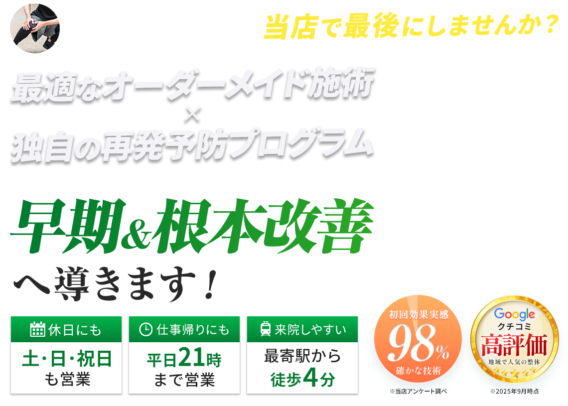 膝の痛み