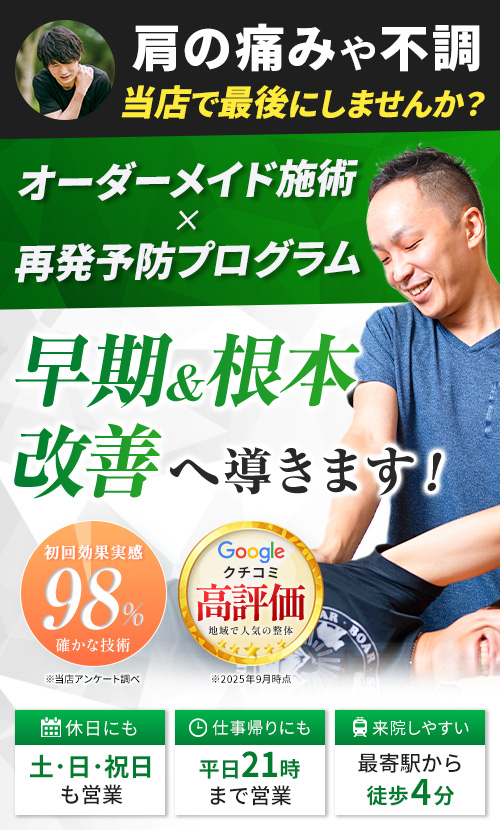 肩の痛み